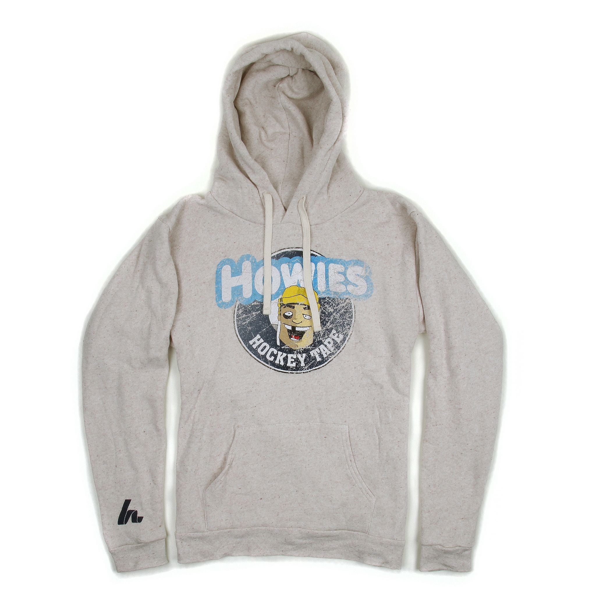 Felpa con cappuccio Howies Vintage Slim Fit - Oatmeal Hockey S-XXL